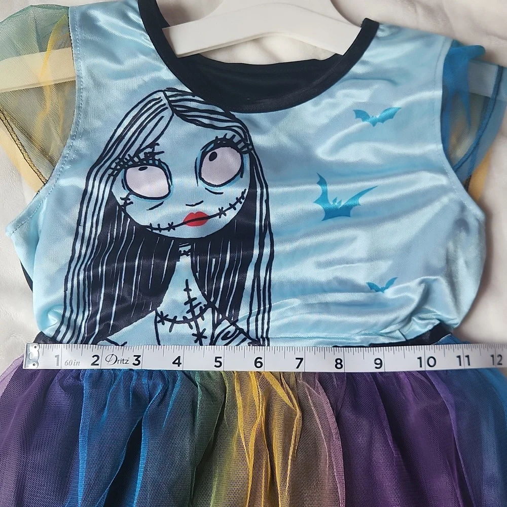 Disney, Nightmare Before Christmas Sally, Youth Halloween Colorful Nightgown - Picture 8 of 8